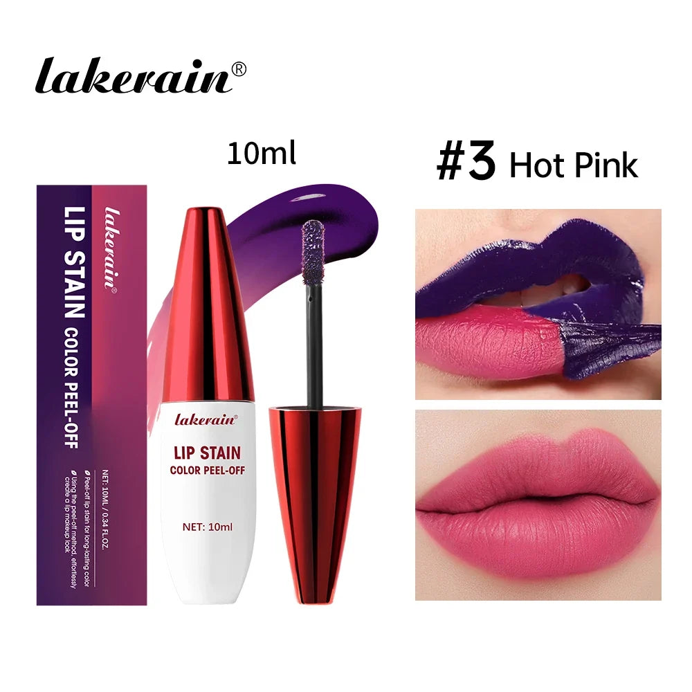 Lip Stain Peel Off 24 Hours Water Resistant Lipsticks Makeup Liquid Lipstick Matte Lipstick for Lips Stick Free Shipping Ink
