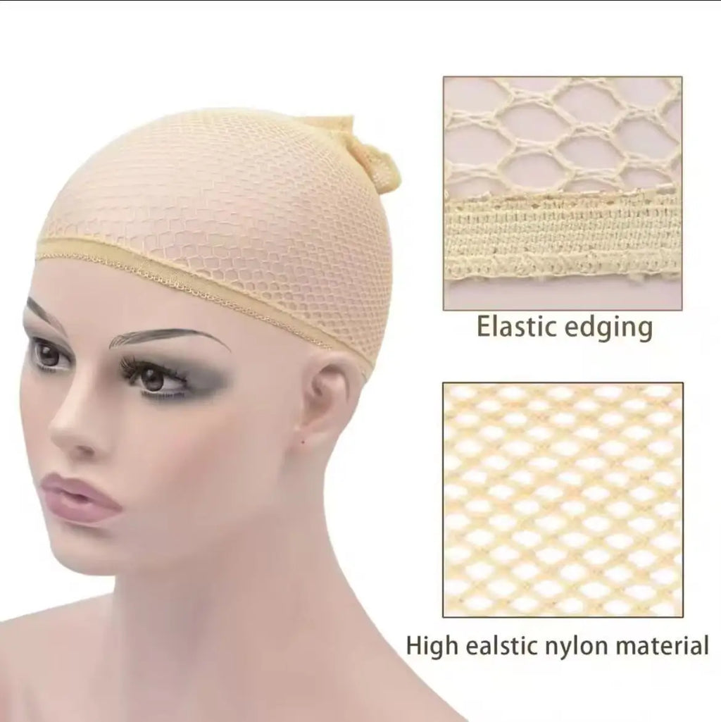Nylon Hair Net New Stretchable Elastic Hairnets Fashion Mesh Weaving Wig Caps For Women Making Wig Tools
