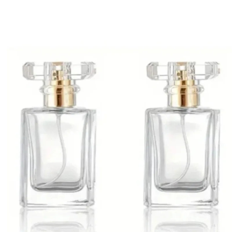 30ml Glass Perfume Bottles Empty Refillable Clear Travel Spray Atomizer Container Portable Perfume Bottle for Women Men Home Use