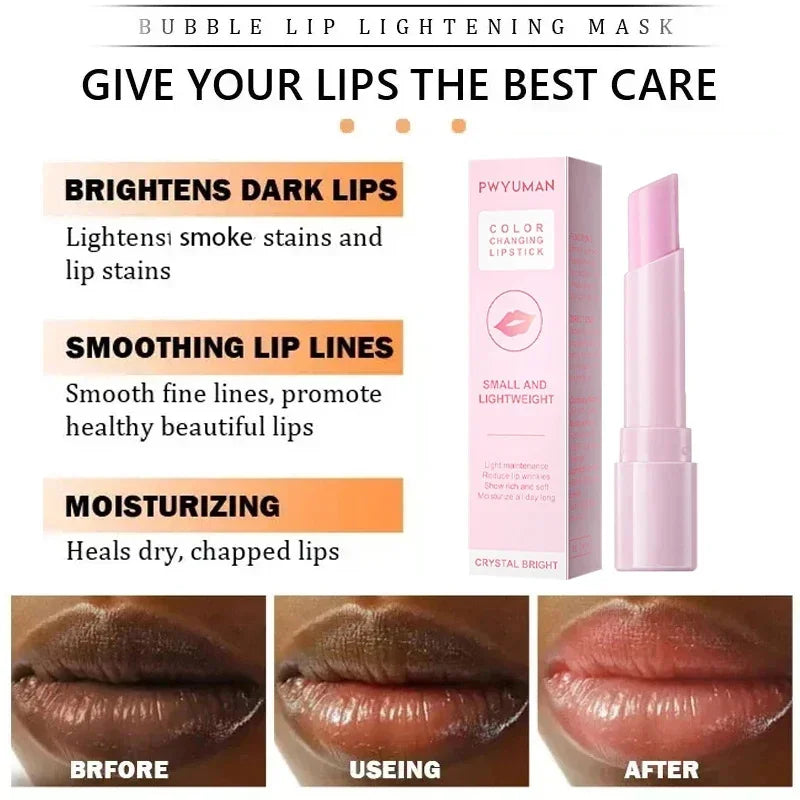 Remove Dark Lip Balm Moisturizing Lighten Melanin Bleaching Lip Gloss Lip Pink Lipstick Exfoliating Fade Lip Line Beauty Health