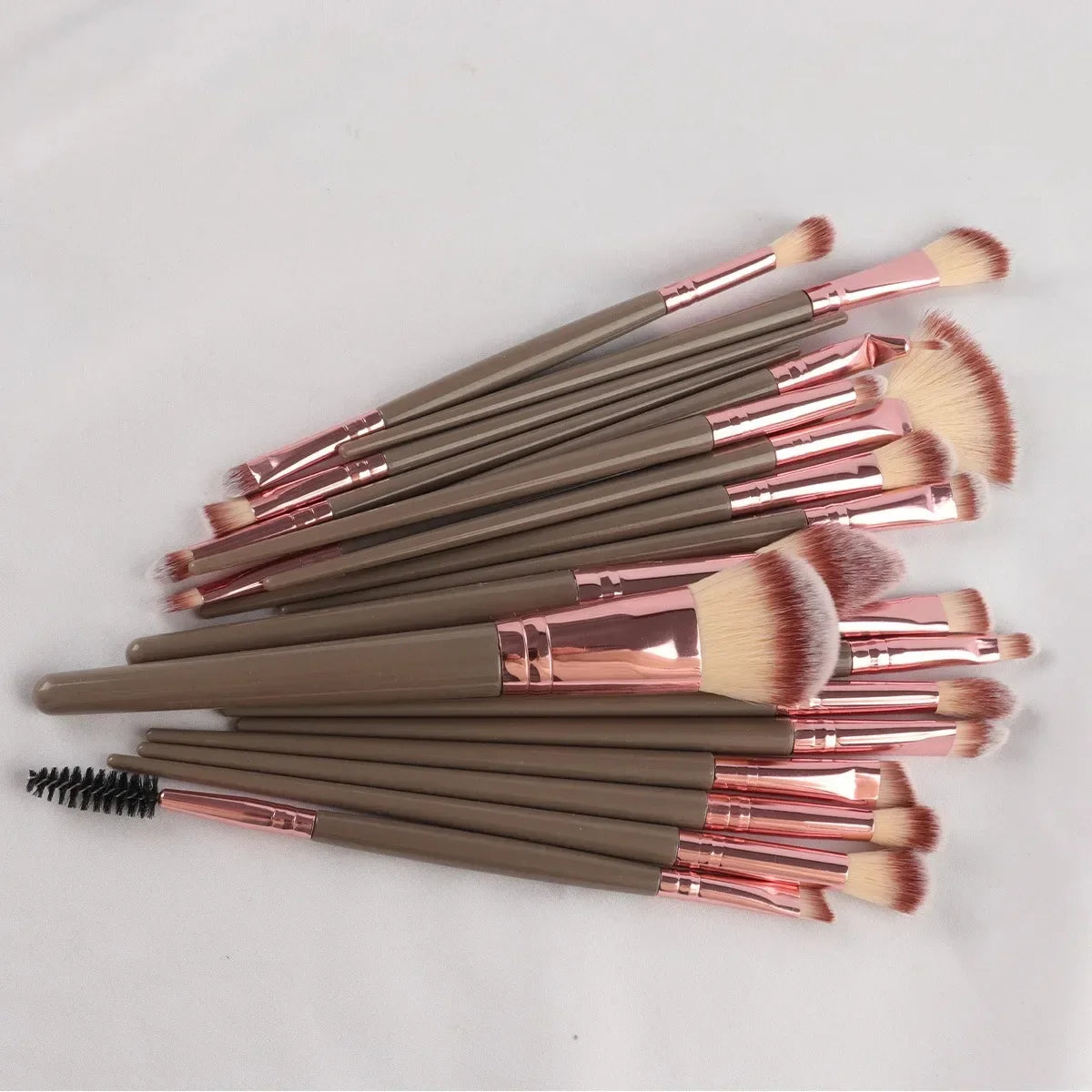 CHARMINGPOSE Makeup Brush Set, Portable Travel Brushes & Cleaning Tools, Daily Use Professional Women's Makeup Kit, 56-Piece