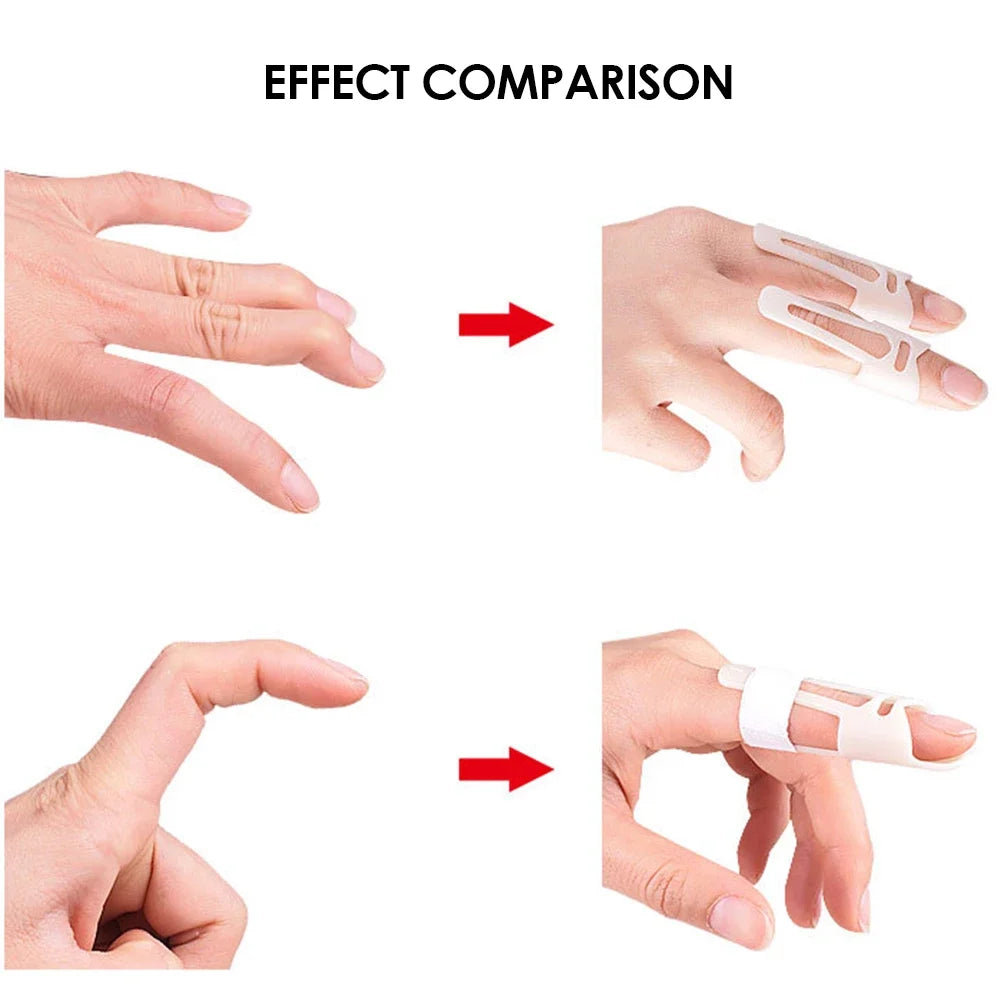New Finger Splint Fixed Ring Adjustable Broken Finger Joint Stabilizer Finger Splint Bracket Protector Straightening Arthritis