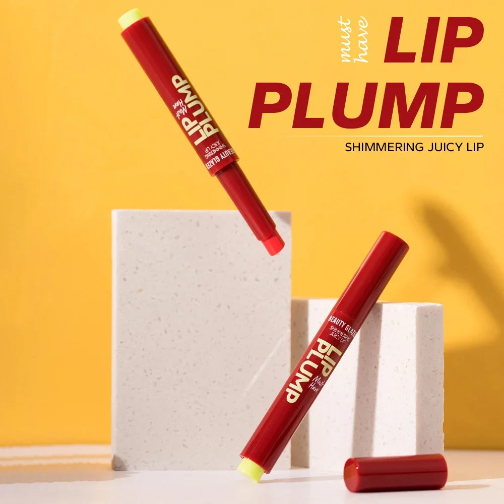Beauty Glazed 12 Color Shimmering Juicy Lipstick,Shining Lip Plump,Moisturizing Nourishing Women Lip Makeup.Girl's Gift