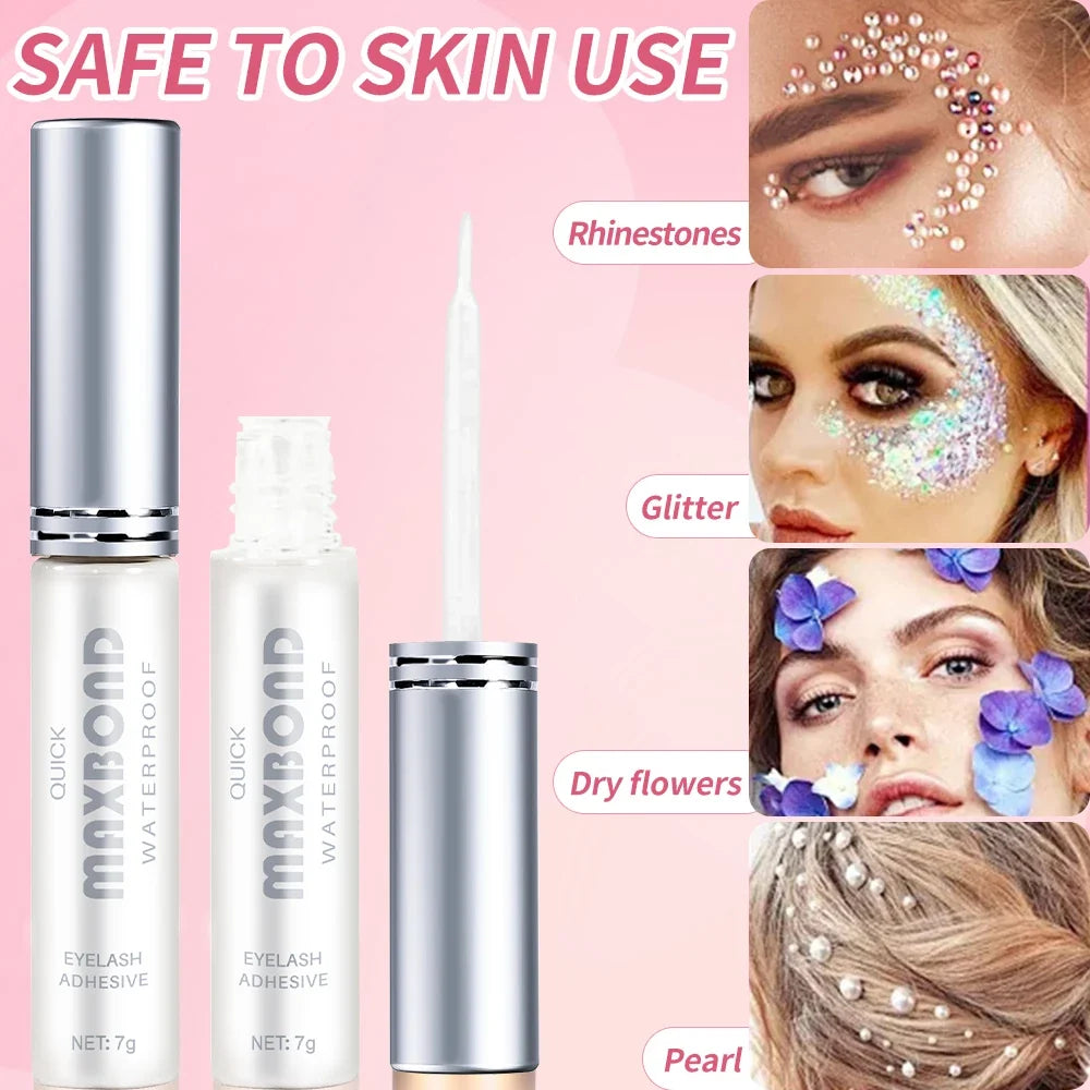 7g False Eyelash Extension Glue Makeup Long Lasting Waterproof Fast Dry Strong No Irritation Transparent Eyelashes Primer Tools#