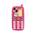3D Cartoon Cute Bear Antenna Mobile Phone Case
