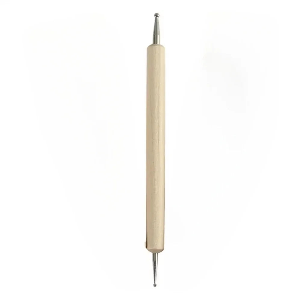 Dotting Tools Set for Nail Art Dotting Pen Set Pro 2-Way Wooden Painting DIY Manicure Salon Decoration Dotting Tools