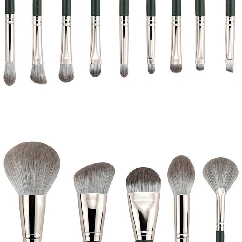 14Pcs Soft Cosmetic Makeup Brush Set Eyeshadow Eyebrow Highlight Lip Brushes Multifunctional For Face Eye Makeup Beginner Tools