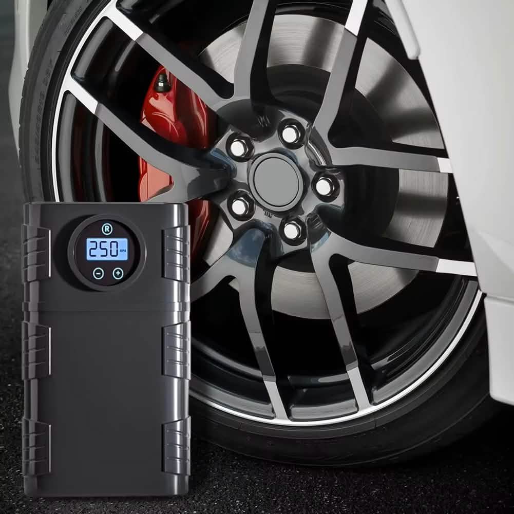 Portable 120 PSI Cordless Air Compressor – Tire Inflator for Car, Bike & Motorcycle