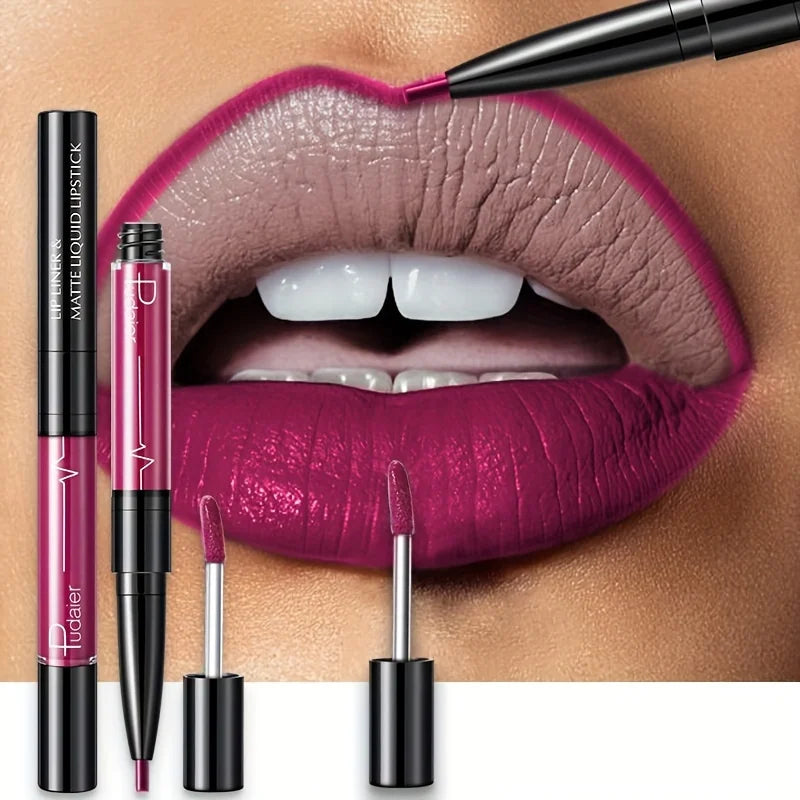Ultra-Precise Waterproof Lip Liner - Lip Liners with High Pigment, Smooth, Sweatproof, Long-Lasting Wear for Perfect Lip Contour