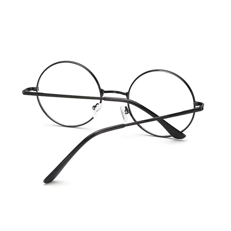 Literary Vintage Round Frame Myopia Glasses Diopter -1.0 -1.5 -2.0 -2.5 3.0 3.5 4.0 Unisex Anti-radiation Nearsighted Eyeglasses