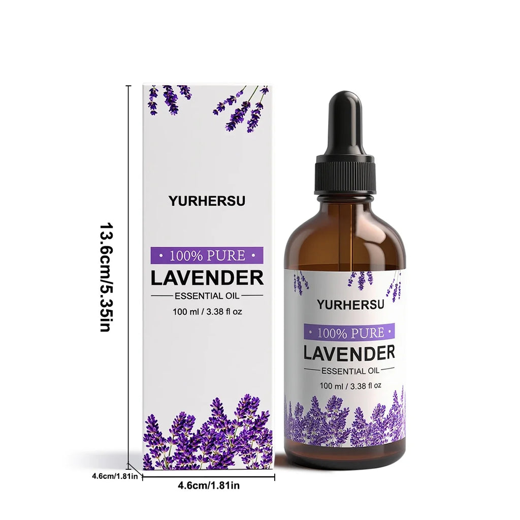 High Strength Lavender Oil for Aromatherapy, Relieves Stress & Anxiety, Promotes Deep Sleep & Healing
