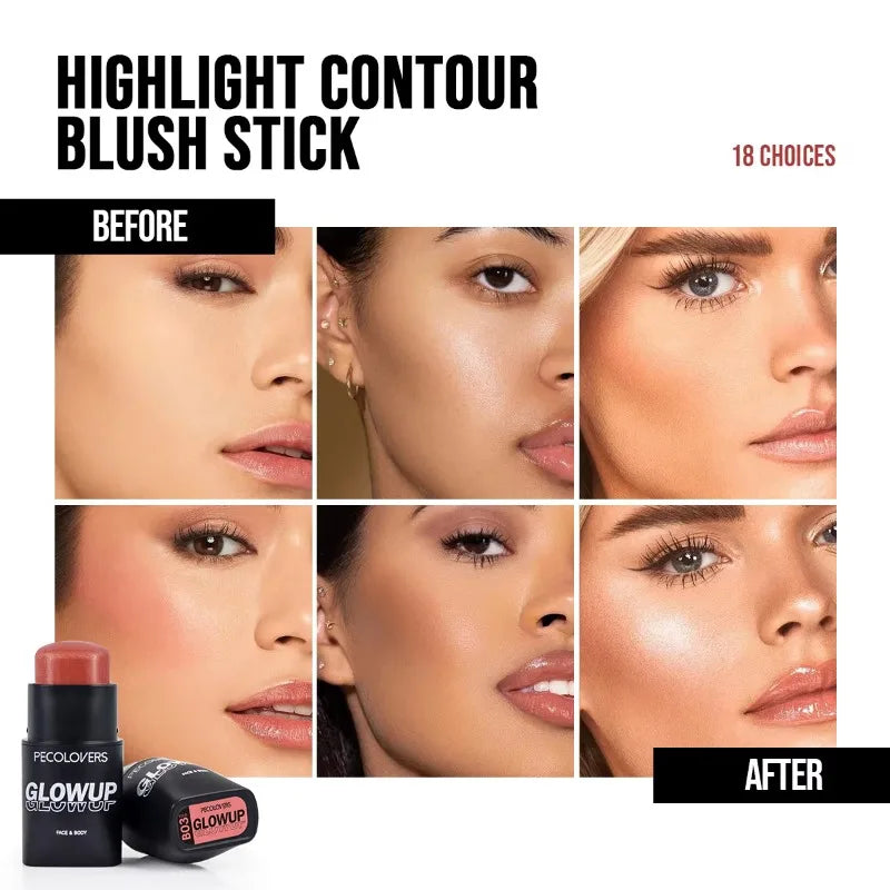 1PC Cover Dark Circles and Acne Marks, Concealer Stick, Body Shadow, Nose Shadow, Contour Stick To Create Flawless Makeup