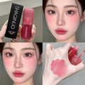 Monochrome Liquid Blusher Waterproof Moisturizing Highlight Beauty Purple Lip and Cheek Dual-use Matte Natural Rouge Face Makeup