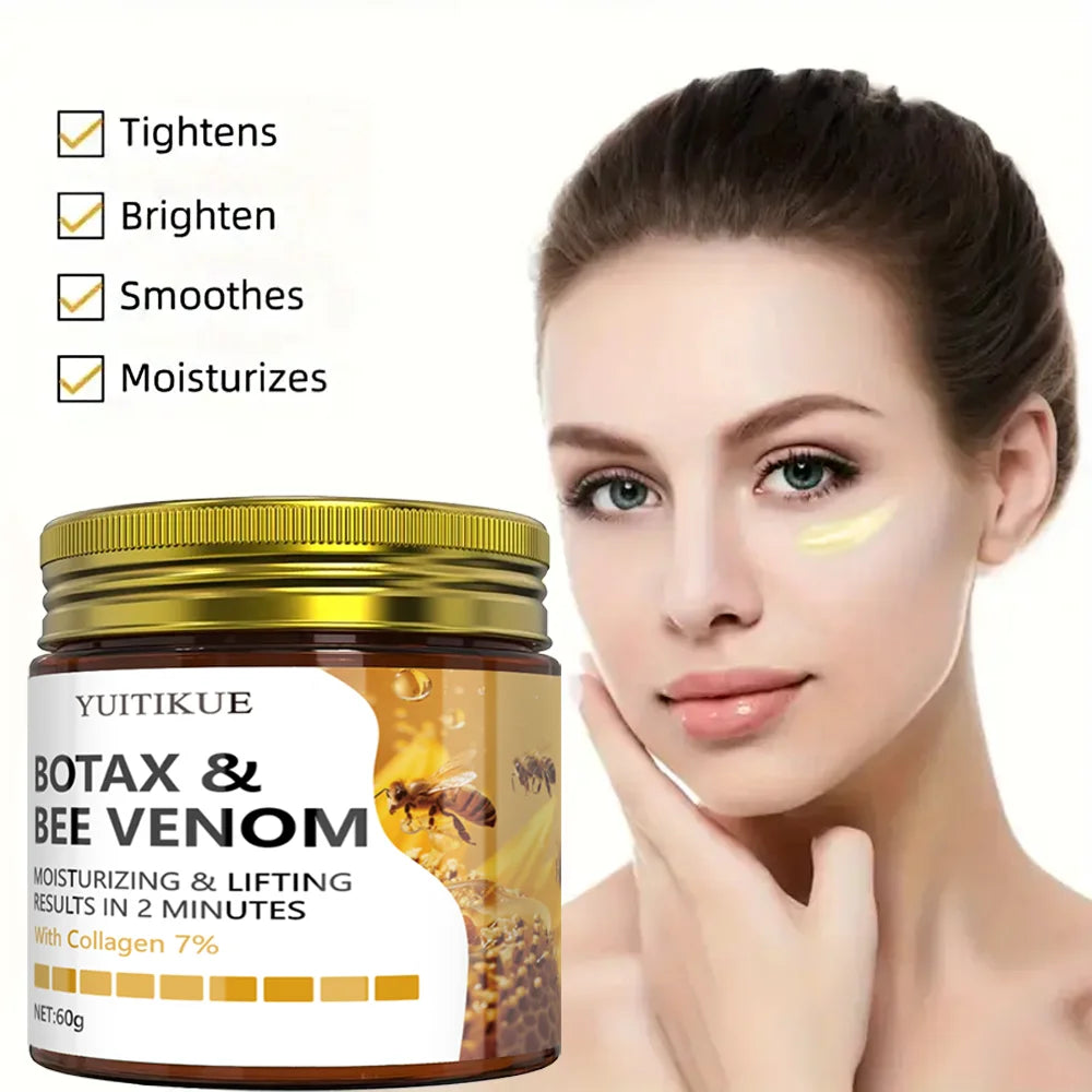 BOTAX & Bee Venom Cream with 7% Collagen - Face & Neck Moisturizing & Lifting in 2 Mins, 60g