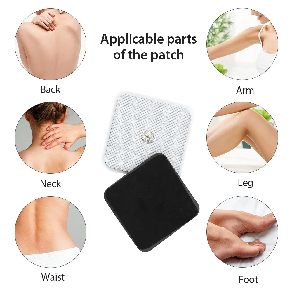 50/25/20/10Pairs Electrode Pad Self Adhesive Electrodes for TENS Muscle Stimulator Replacement Patch Reusable Gel Patches