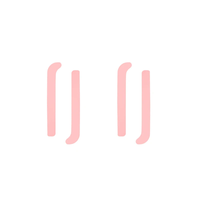 2 Pairs Silicon Eye Pads For Lash Lifting Reusable Eyelash Perming Silicone Pad Lash Lift Ribbons Eyelash Extension Makeup Tools