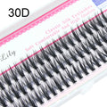 Russian Volume False Eyelashes 30D Mink Eyelash Extension Natural C/D/DD Curly Mixed Length Makeup False Eyelashes Cilia