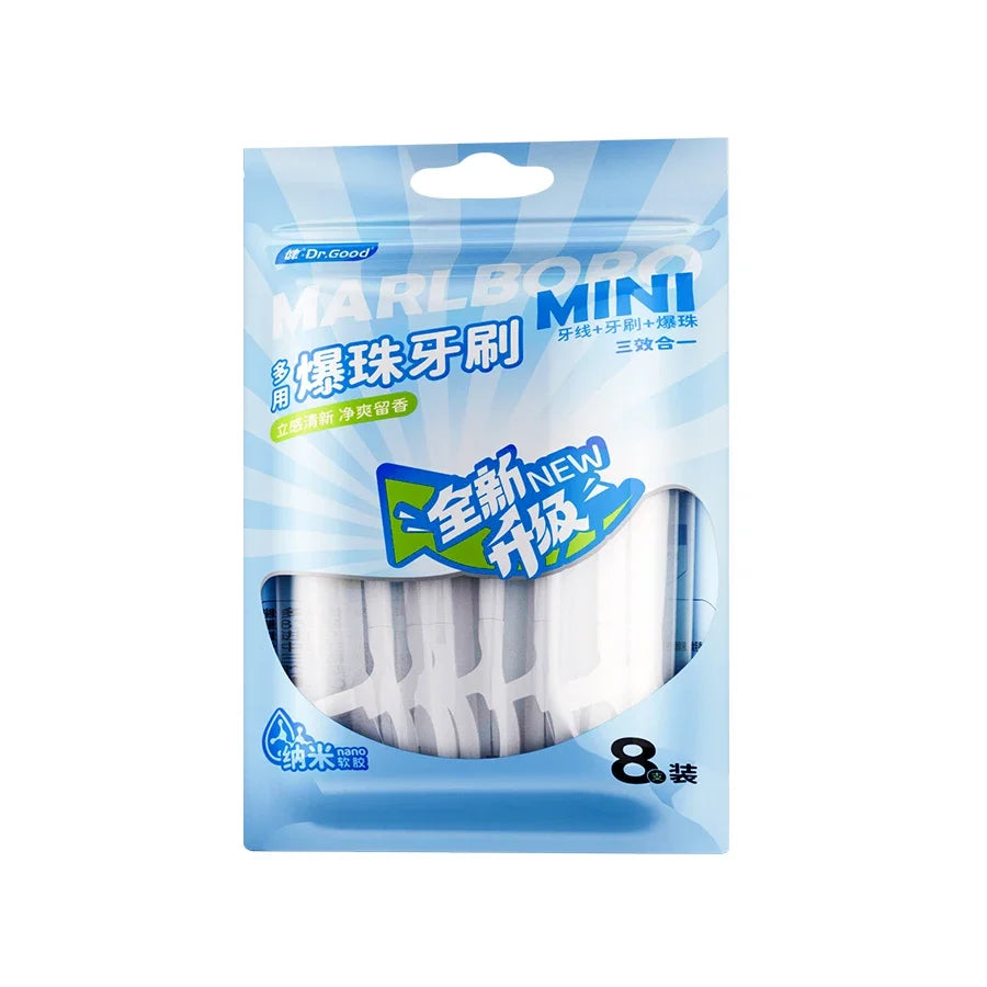 Portable Travel Toothbrush Mini Exploded Bead Toothbrush Disposable Adult Cleaning Toothbrush Individually Packaged