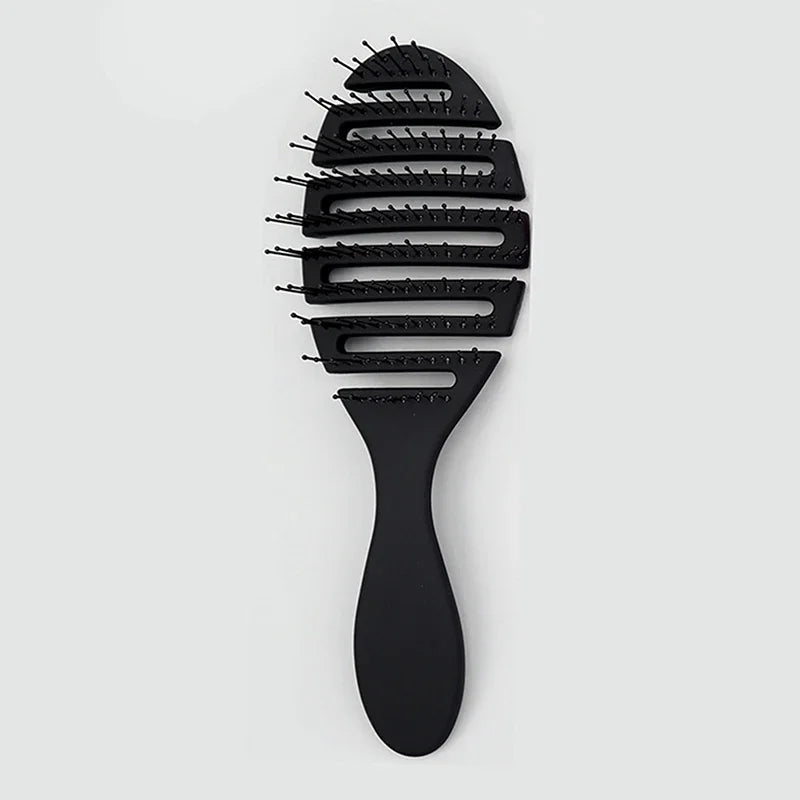 4 Colors Wet Brush Comb Tool Barber Hair Brush Hair Styling Tools Anti Tangle Anti-static Head Salon Hairdressing Accessories