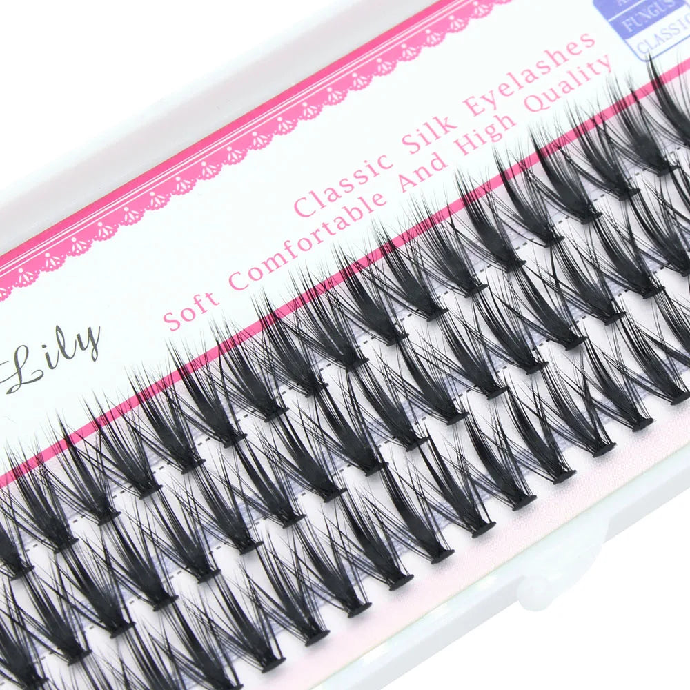 Russian Volume False Eyelashes 30D Mink Eyelash Extension Natural C/D/DD Curly Mixed Length Makeup False Eyelashes Cilia