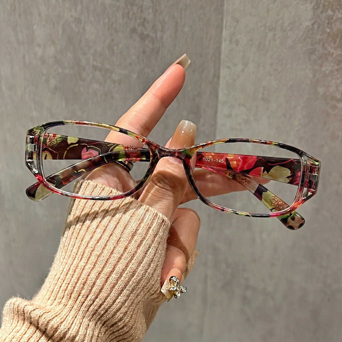 Buy 3 Get 3 Free Retro Small Frame Printed Reading Glasses Set with Anti Blue Light for Daily Reading, a Great Gift for Elders
