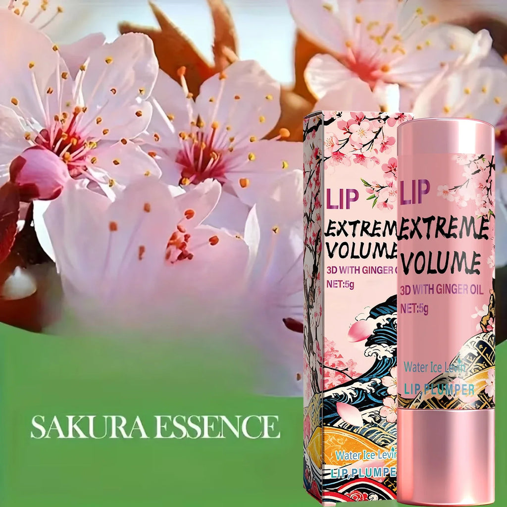 Lip Extreme Volume 3D Cream with Ginger Oil for Plumping & Moisturizing, Day & Night Use, Non-Sticky Smooth Lips.
