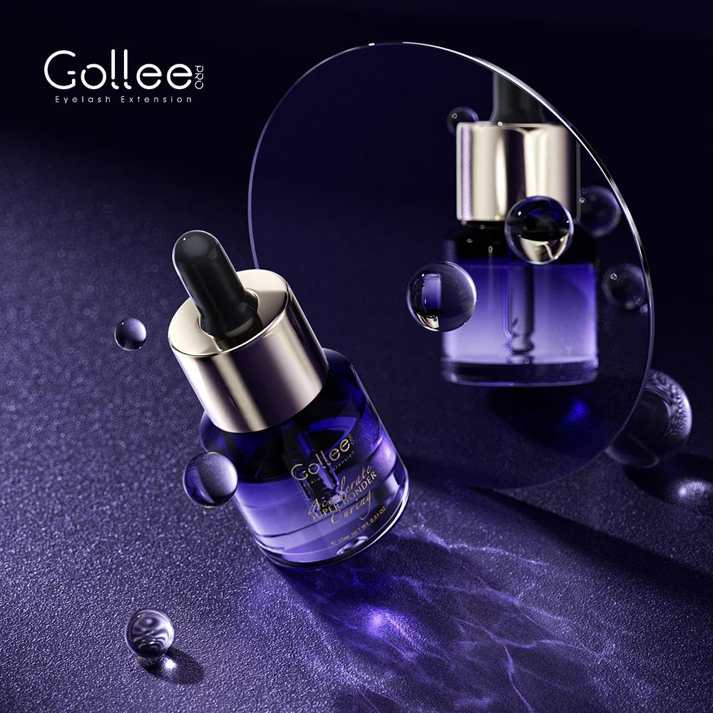 Gollee Lash Extensions Primer 15ML Eyelash Super Bonder Increased durability Help Eyelashe Bonder Fixing Lasting Adhesive Makeup