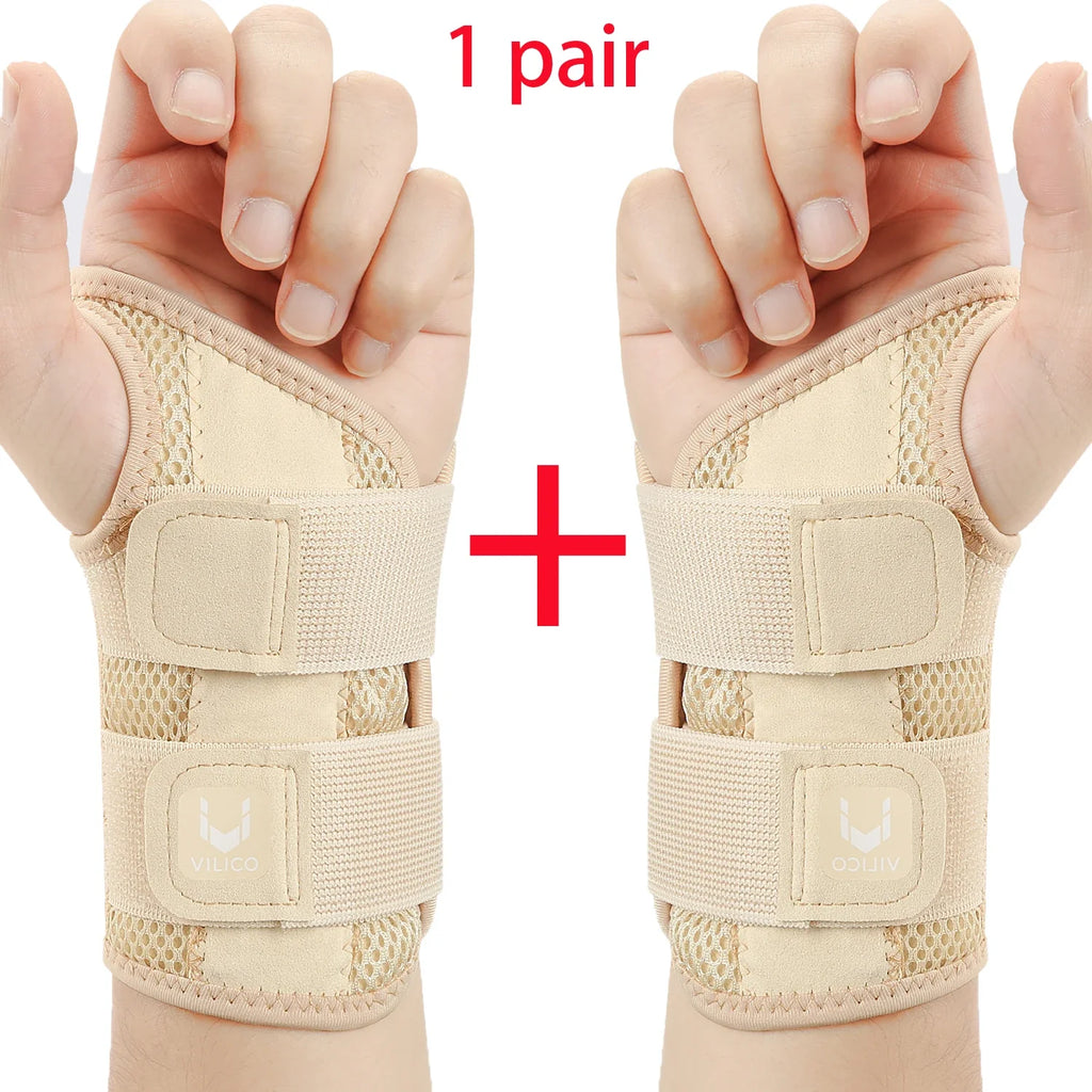 Finger Joint Pain Tendon Sheath Adjustable Dual Strap Wrist Guard with Thin Design Thumb Strain Protection Strap Wrist Guard