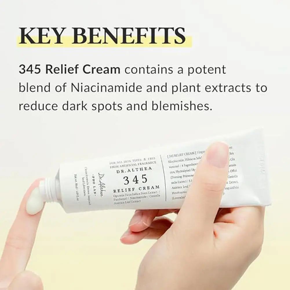 Relief Cream Nourishing Skin Improving Acne Marks Antioxidant Cream Address Blemishes Repairing Barrier Moisturizer Skin Care