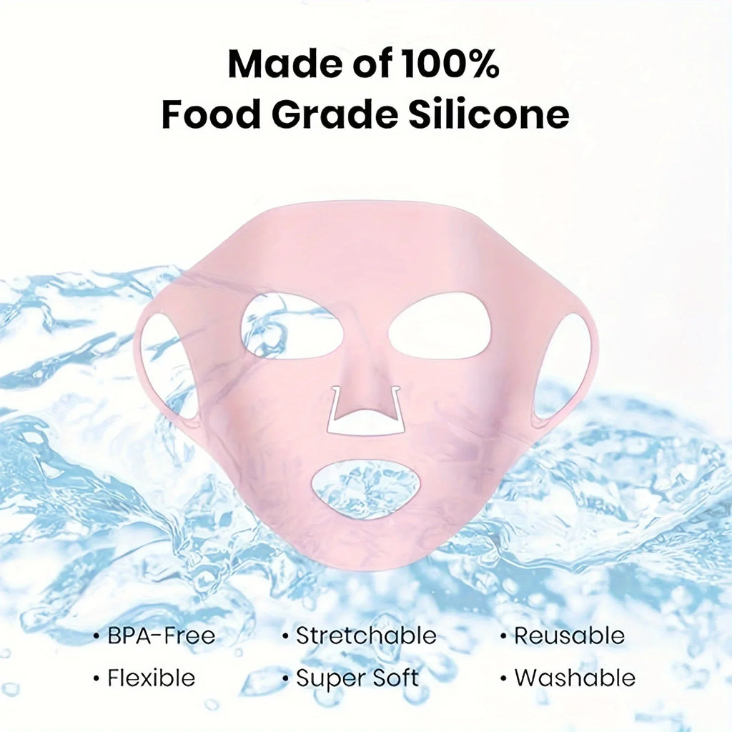 Reusable 3D Silicone Face Wrap Fixed Tools - Prevents Mask Slipping & Moisture Evaporation Skin Care Tools