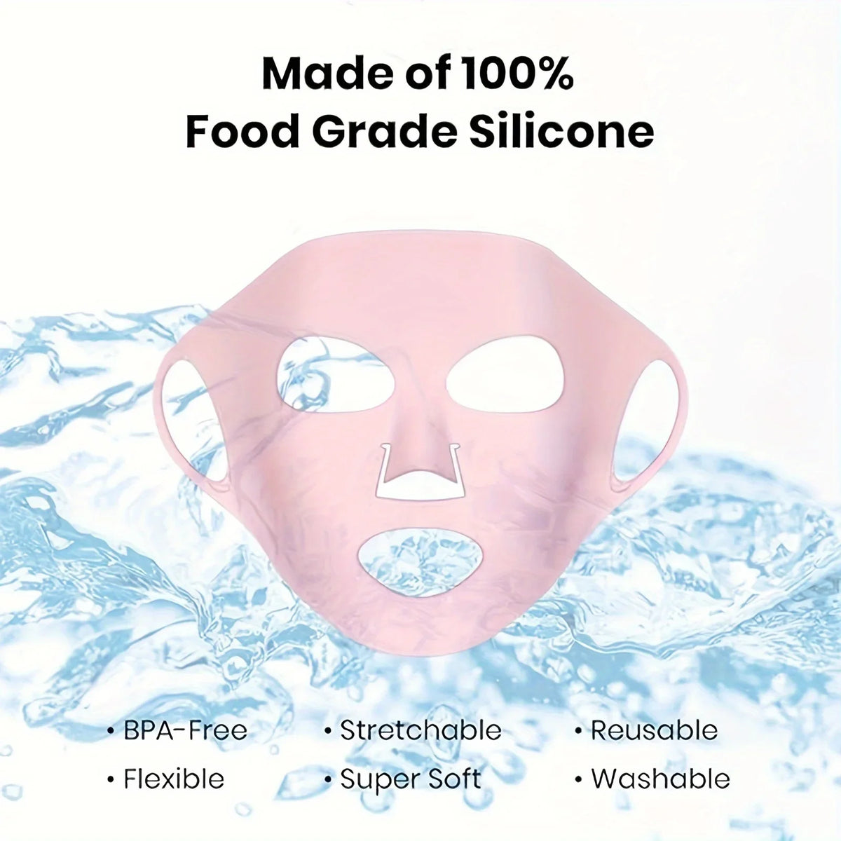 Reusable 3D Silicone Face Wrap Fixed Tools - Prevents Mask Slipping & Moisture Evaporation Skin Care Tools