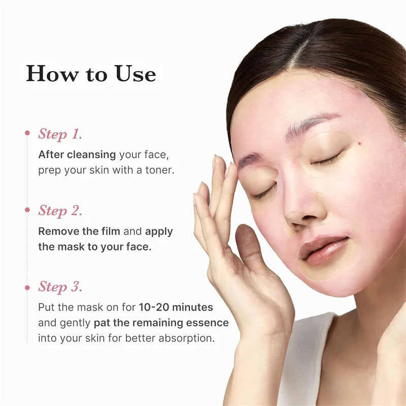 PDRN Pink Vita Coating Mask Deep Collagen Anti Wrinkle Lift Face Mask Overnight Firm Hydrating Moisturizing Glowing Skin Korea