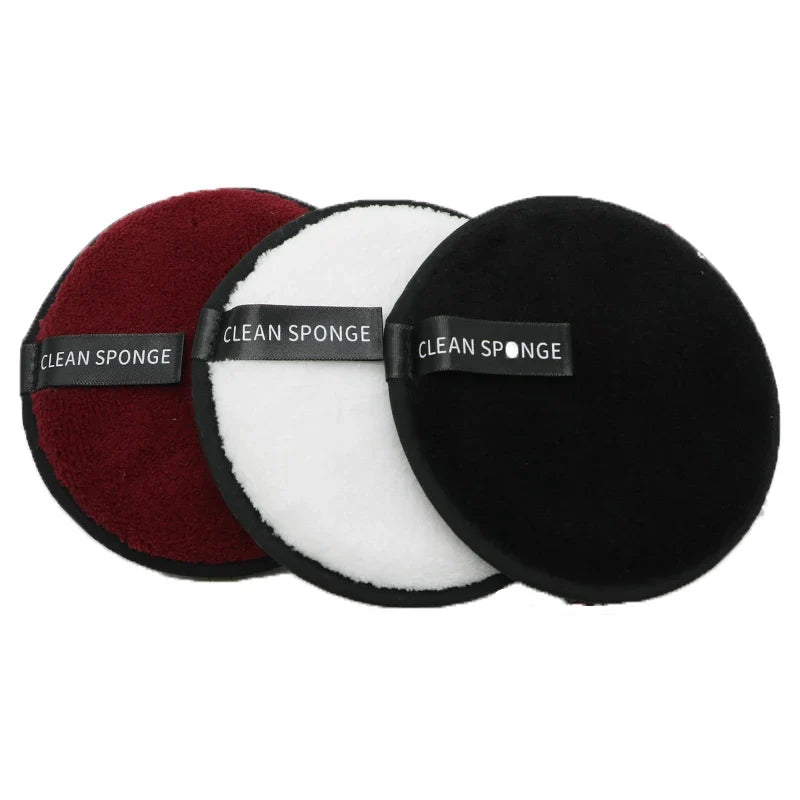 OGEYERO Reusable Makeup Remover Pads Cotton Wipes Microfiber Make Up Removal Sponge Cotton Cleaning Pads Tool
