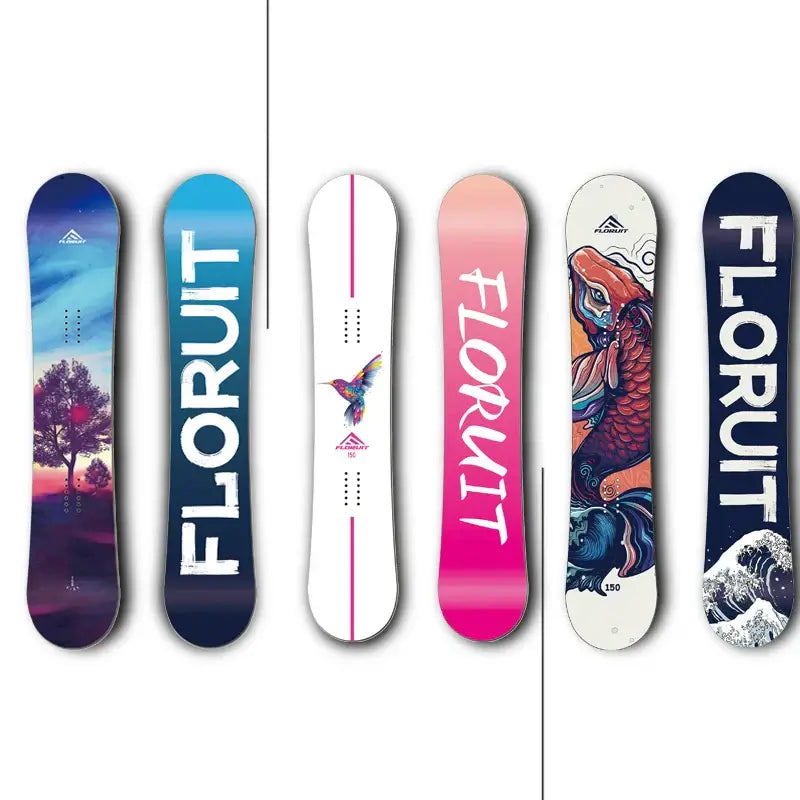 Custom-Made All-Mountain Snowboards with Carbon Fiber & Steel Edges for Adults