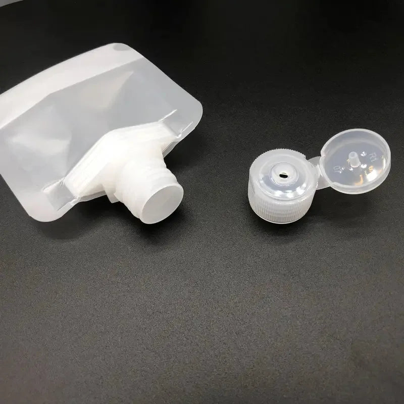 1/6pcs 30/50/100ml Lotion Dispenser Bag Travel Storage Bag Shampoo Liquid Cosmetics Storage Reusable Leak Proof Refillable Bag