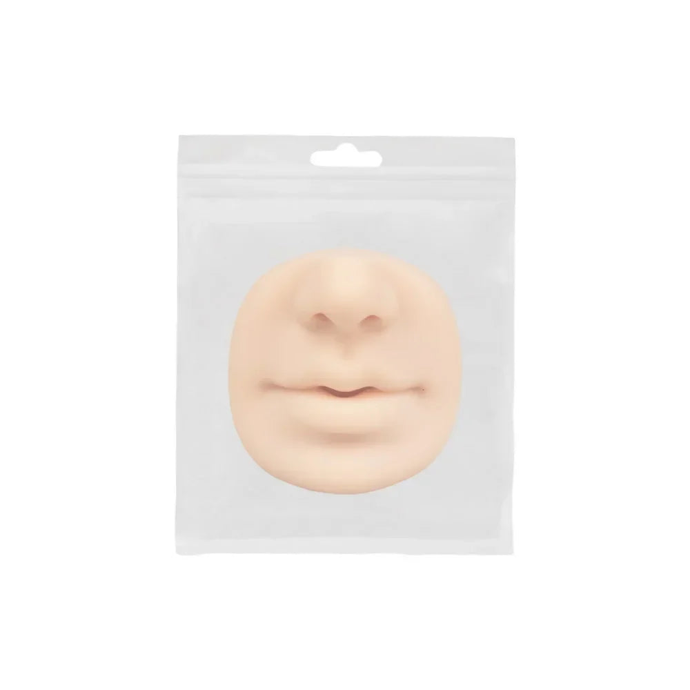 1PC Soft Silicone Mouth Nose Model Tattoo Practice Jewelry Display Piercing Display Tool Tattoo Puncture Practice Accessory
