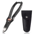 Precision Toenail Clippers for Thick or Ingrown Toenails - Secure and Stylish Design Thick Nail Clipper - W/Leather Case