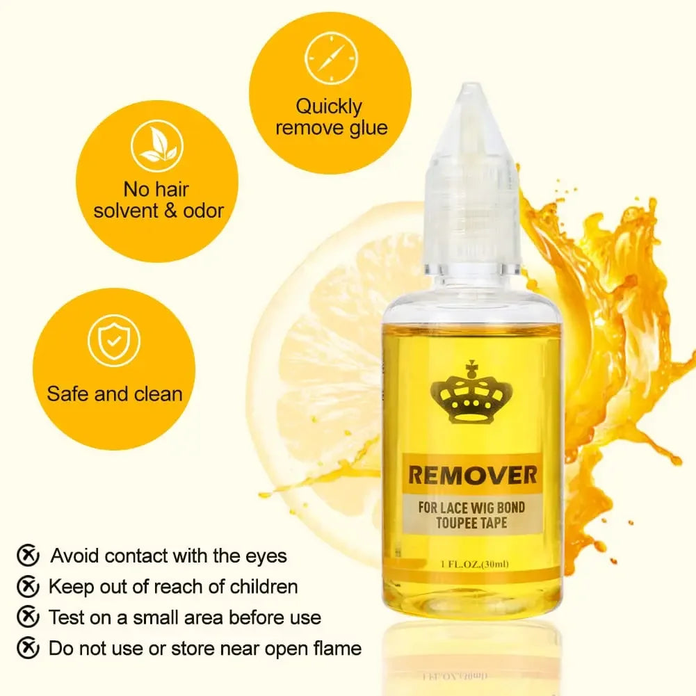 Wig Glue With Remover Super Lace Glue For Lace Wigs/Toupee/Closure Hair Glue Remover Wig Installation Kit