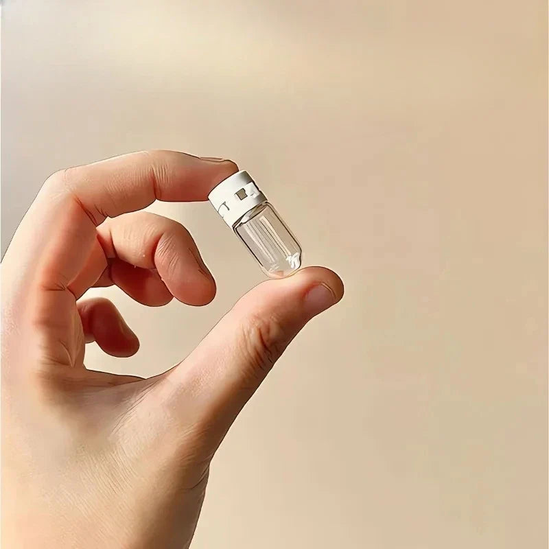 5pcs Clear Leak-Proof Travel Bottle for Makeup Remover & Lotion, Portable Dispenser with Flip-Top Essence Bottled Separately