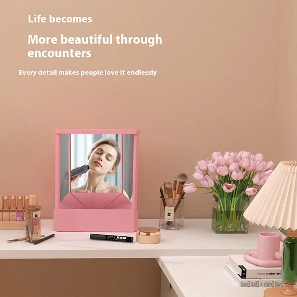 Professional True Mirror Non Reversing Mirror Clear Inverted Mirror Cosmetic Mirror For Cosmetic Makeup Vanity Table Bedroom