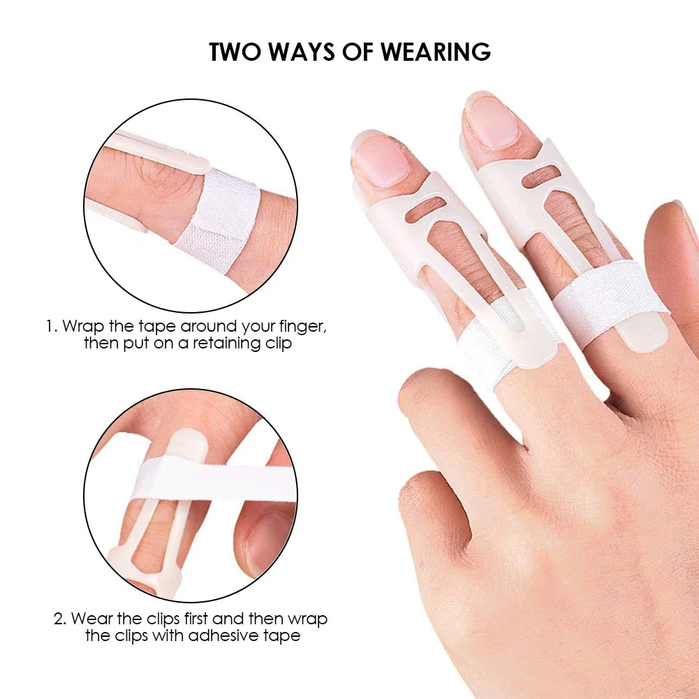New Finger Splint Fixed Ring Adjustable Broken Finger Joint Stabilizer Finger Splint Bracket Protector Straightening Arthritis