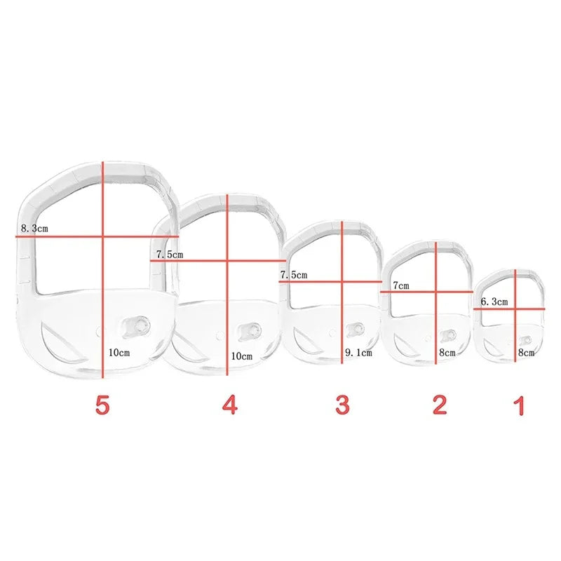 Men Beard Styling Tool Goatee Shaving Template Beard Shaving Face Care Modeling Grooming Ultra-thin Edge Beard Comb