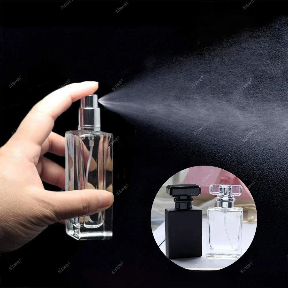 30ml 50ml 100ml Portable Perfume Bottle Squirt Travel Refillable Spray Bottle Glass Empty Sample Sub-Bottling Travel Essentials