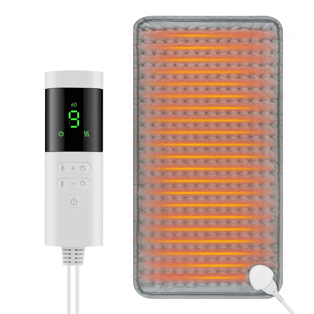 9 Level 4 Mode Timer 30X60cm Electric Heating Pad Blanket Hot Heated Pad for Abdomen Shoulder Knee Legs Winter Warm Washable