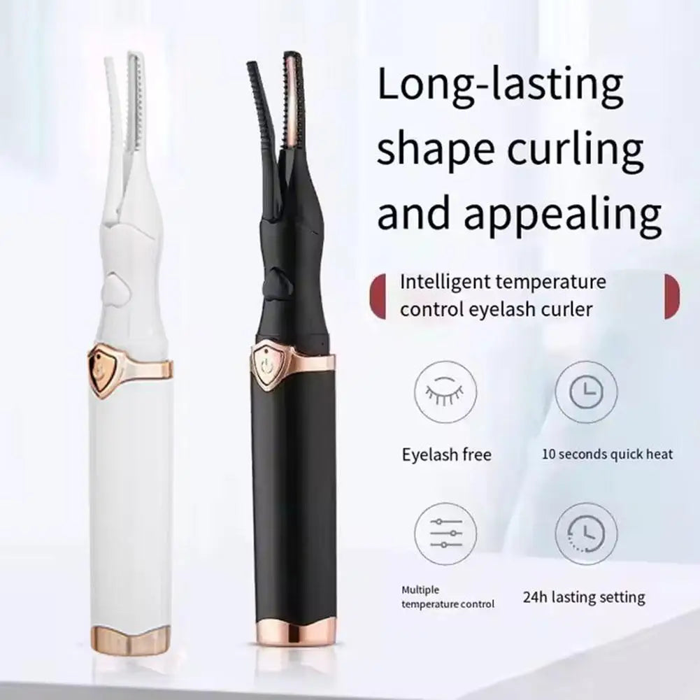 Electric Heated Eyelash Curler with 3 Temperature Modes Lash Lift Curler USB Rechargeable Beauty Tools