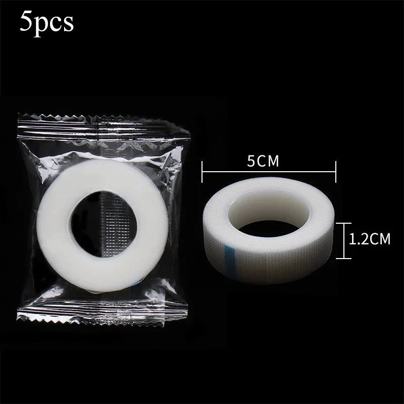 3/5 Rolls Eyelash Extension Tape Lash Lifting PE Adhesive Tapes Under Eye Patch Eyes Pads Grafting Fake Eyelashes Stickers