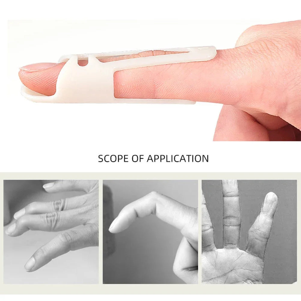 New Finger Splint Fixed Ring Adjustable Broken Finger Joint Stabilizer Finger Splint Bracket Protector Straightening Arthritis