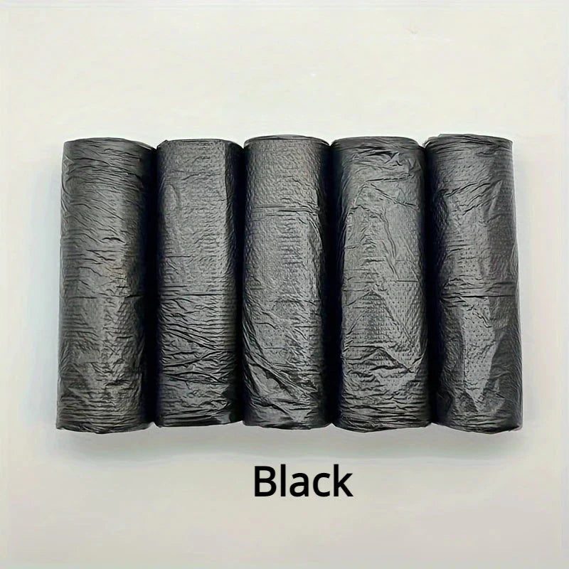 100PCS Mixed Color Garbage Bags – Thick Disposable Trash Can Liners