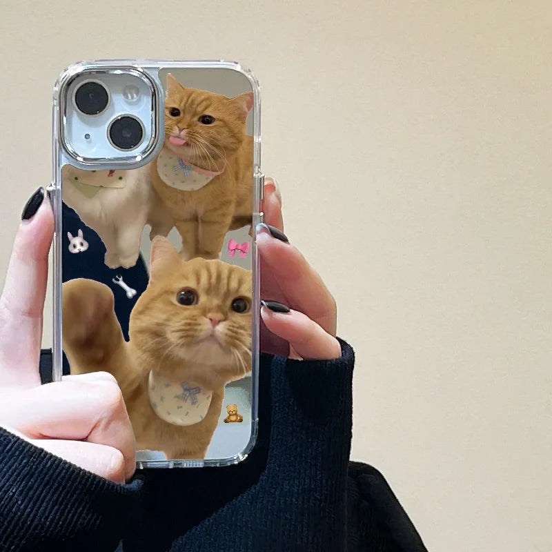 Love Heart Mirror Phone Case