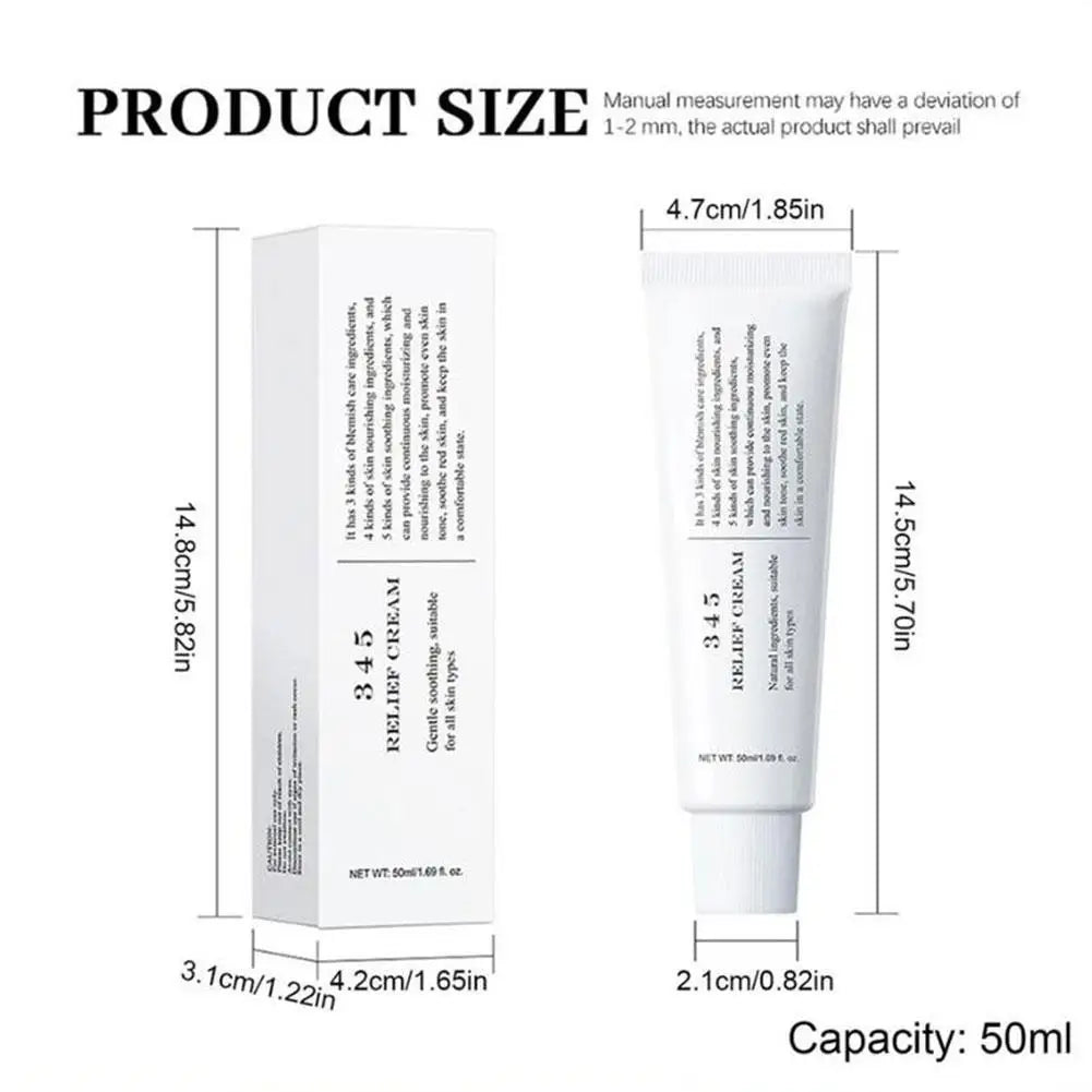 Relief Cream Nourishing Skin Improving Acne Marks Antioxidant Cream Address Blemishes Repairing Barrier Moisturizer Skin Care